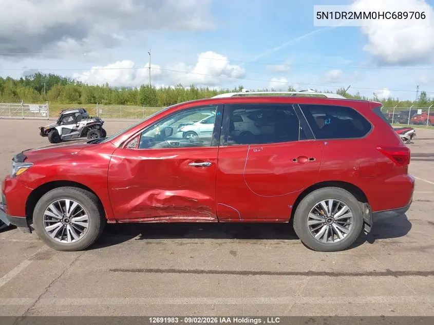 2017 NISSAN PATHFINDER VIN 5N1DR2MM0HC689706 — фото 6