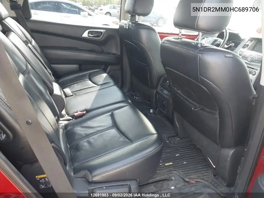 2017 NISSAN PATHFINDER VIN 5N1DR2MM0HC689706 — фото 8