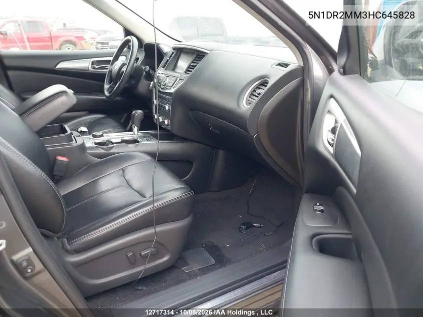 2017 NISSAN PATHFINDER VIN 5N1DR2MM3HC645828 — фото 5