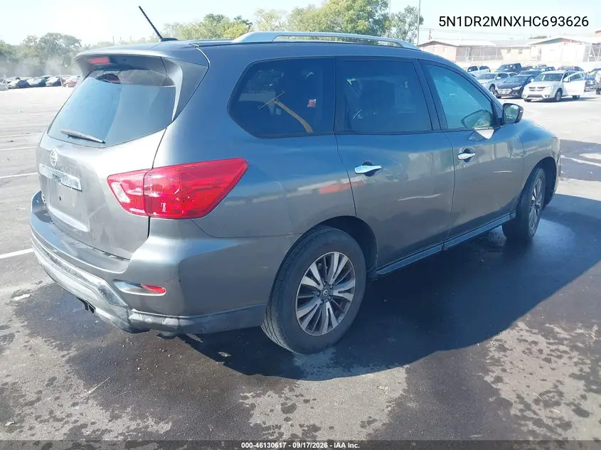 2017 NISSAN PATHFINDER VIN 5N1DR2MNXHC693626 — фото 4