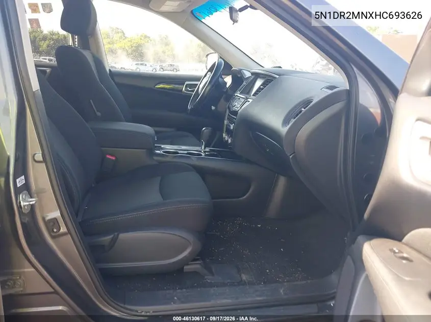 2017 NISSAN PATHFINDER VIN 5N1DR2MNXHC693626 — фото 5