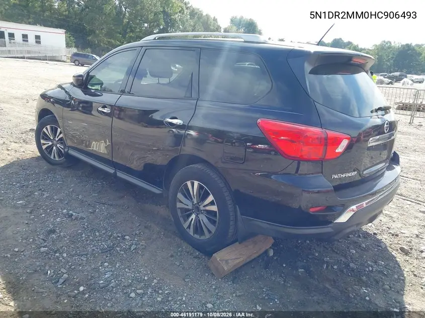 2017 NISSAN PATHFINDER VIN 5N1DR2MM0HC906493 — фото 3