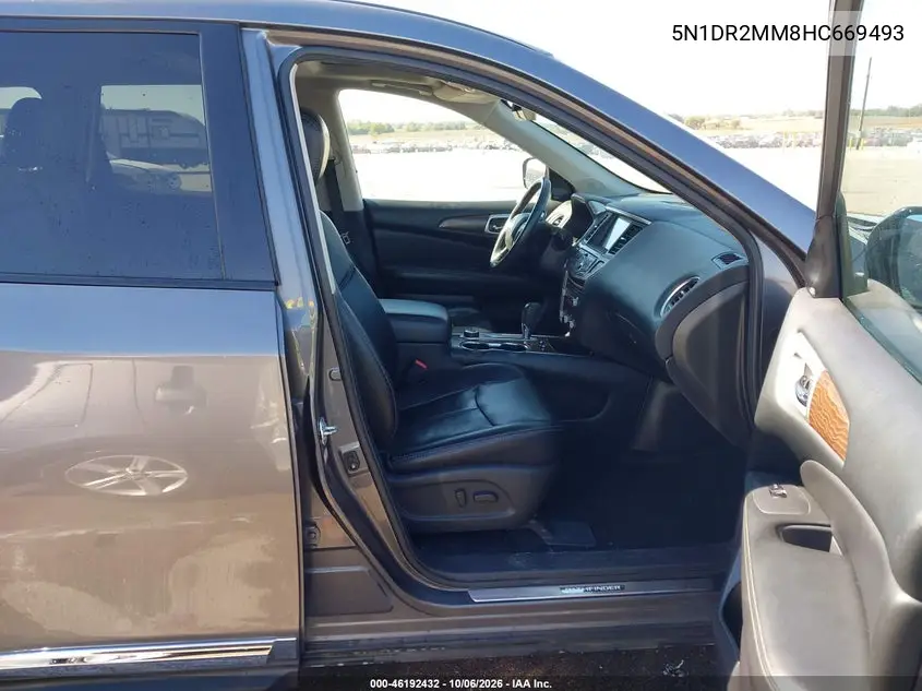 2017 NISSAN PATHFINDER VIN 5N1DR2MM8HC669493 — фото 5