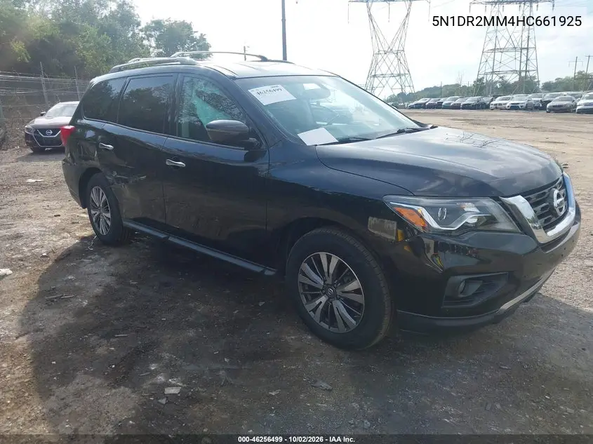 NISSAN PATHFINDER 2017, VIN 5N1DR2MM4HC661925