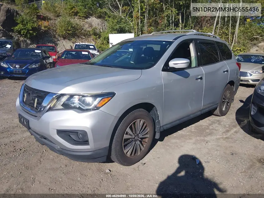 2017 NISSAN PATHFINDER VIN 5N1DR2MM3HC655436 — фото 2