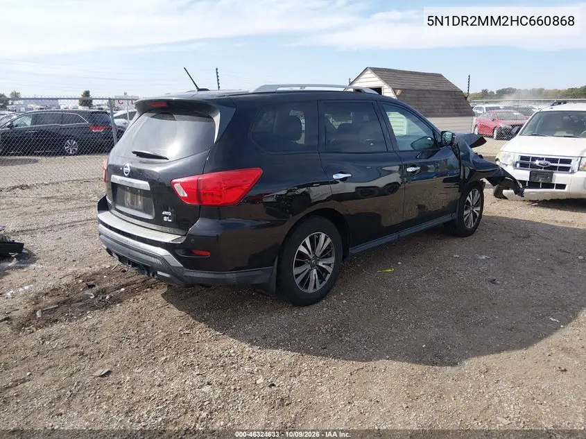 2017 NISSAN PATHFINDER VIN 5N1DR2MM2HC660868 — фото 4
