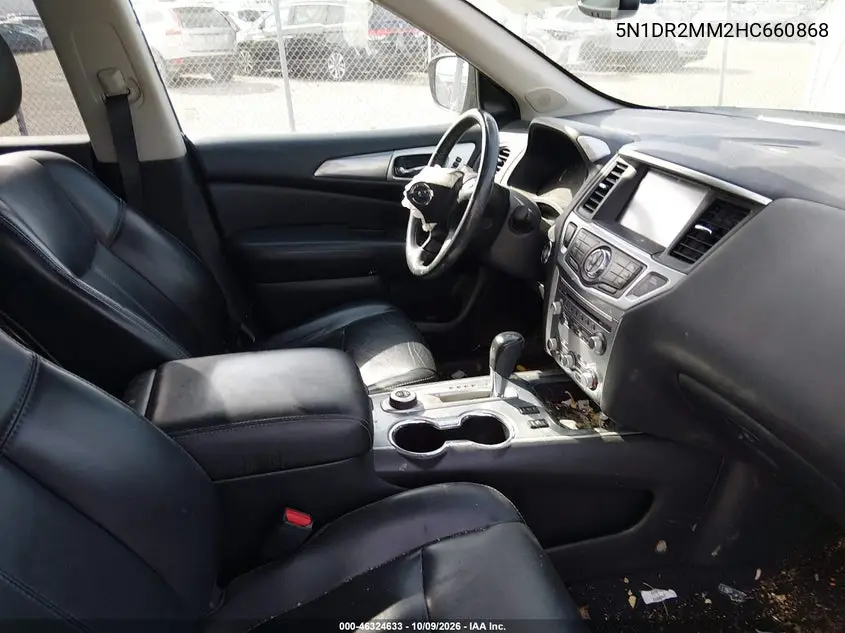 2017 NISSAN PATHFINDER VIN 5N1DR2MM2HC660868 — фото 5