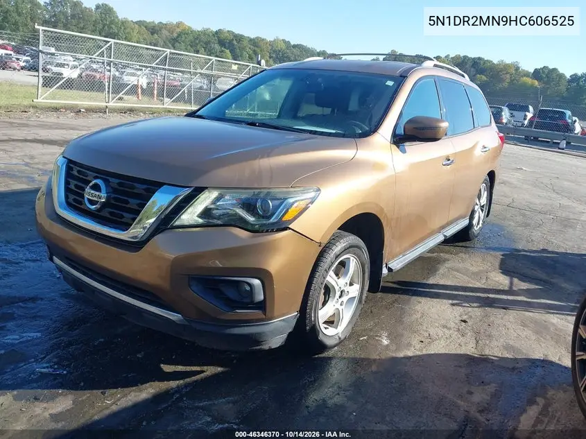 2017 NISSAN PATHFINDER VIN 5N1DR2MN9HC606525 — фото 2