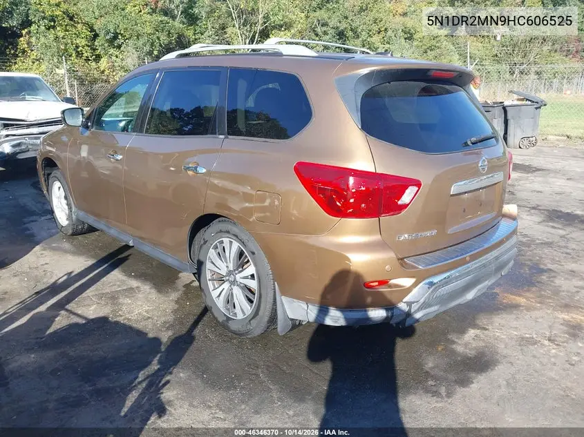 2017 NISSAN PATHFINDER VIN 5N1DR2MN9HC606525 — фото 3