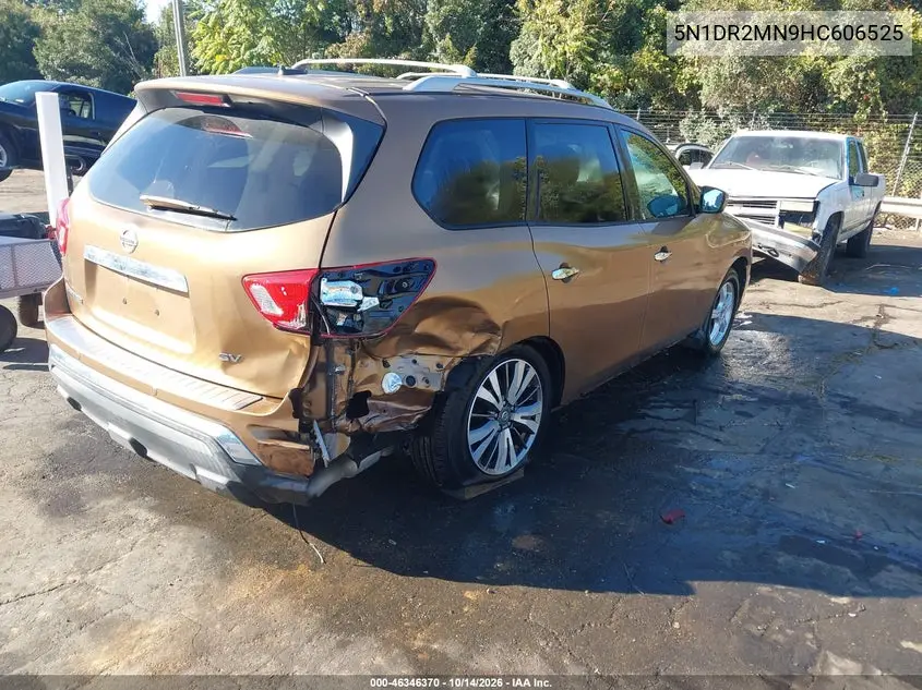 2017 NISSAN PATHFINDER VIN 5N1DR2MN9HC606525 — фото 4