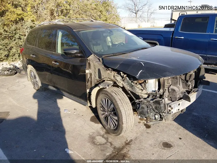 NISSAN PATHFINDER 2017, VIN 5N1DR2MN1HC620788