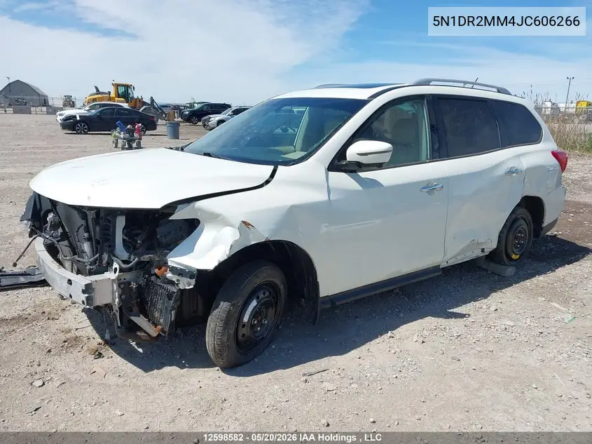 2018 NISSAN PATHFINDER VIN 5N1DR2MM4JC606266 — фото 2