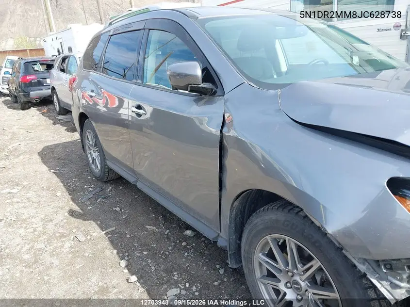 2018 NISSAN PATHFINDER VIN 5N1DR2MM8JC628738 — фото 12