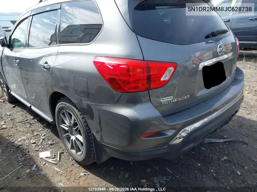 2018 NISSAN PATHFINDER VIN 5N1DR2MM8JC628738 — фото 3
