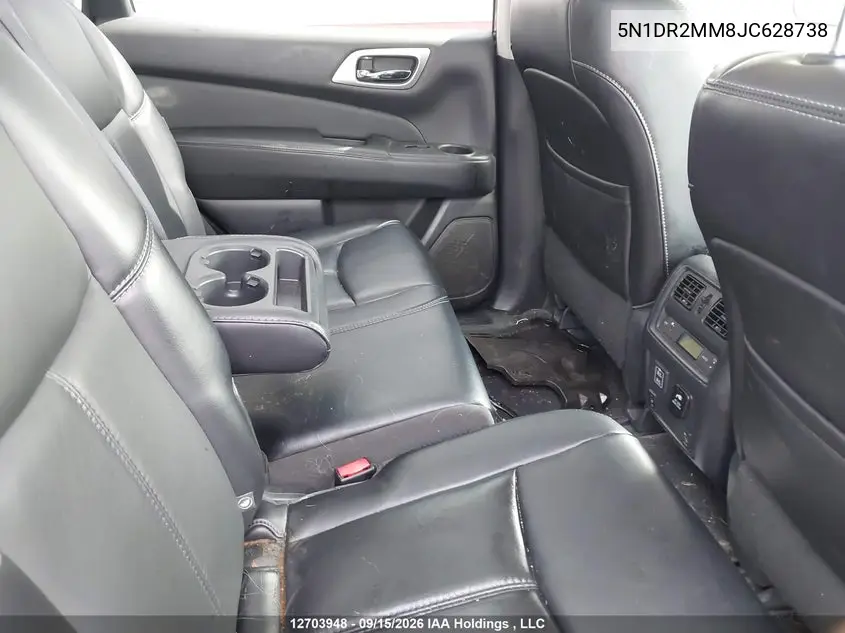 2018 NISSAN PATHFINDER VIN 5N1DR2MM8JC628738 — фото 8