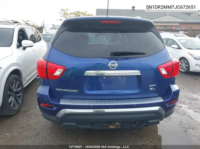 2018 NISSAN PATHFINDER VIN 5N1DR2MM7JC672651 — фото 16