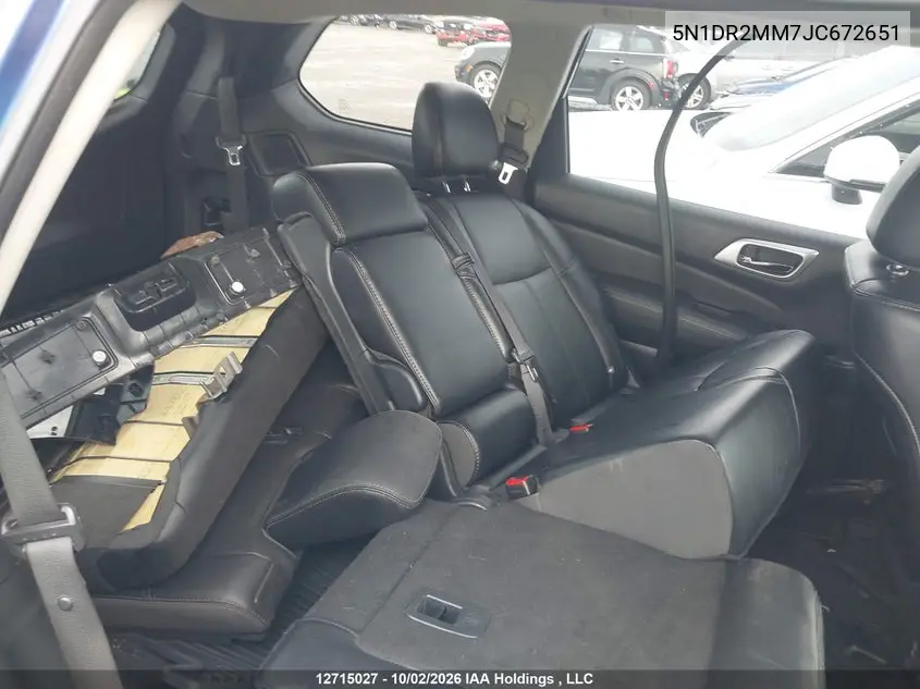 2018 NISSAN PATHFINDER VIN 5N1DR2MM7JC672651 — фото 6