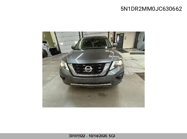 2018 NISSAN PATHFINDER VIN 5N1DR2MM0JC630662 — фото 5