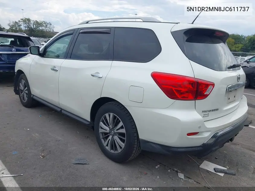 2018 NISSAN PATHFINDER VIN 5N1DR2MN8JC611737 — фото 3