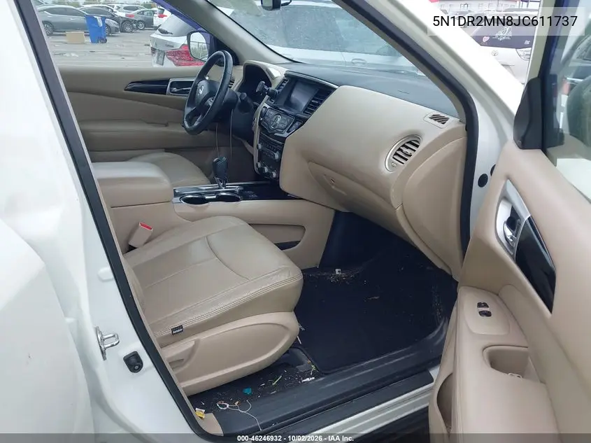 2018 NISSAN PATHFINDER VIN 5N1DR2MN8JC611737 — фото 5