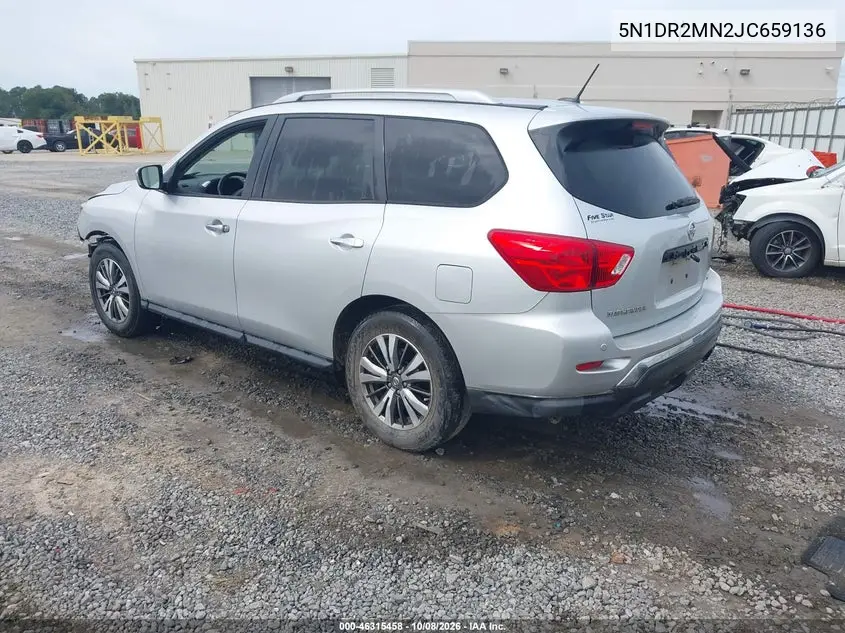 2018 NISSAN PATHFINDER VIN 5N1DR2MN2JC659136 — фото 3