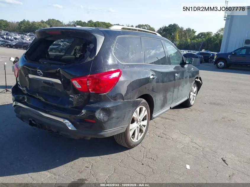 2018 NISSAN PATHFINDER VIN 5N1DR2MM3JC607778 — фото 4