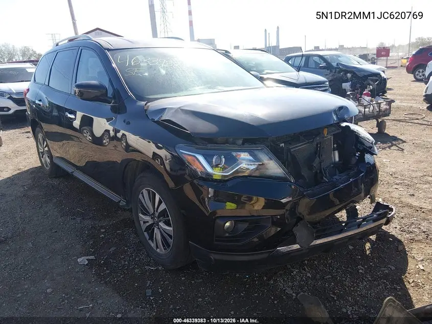 NISSAN PATHFINDER 2018, VIN 5N1DR2MM1JC620769