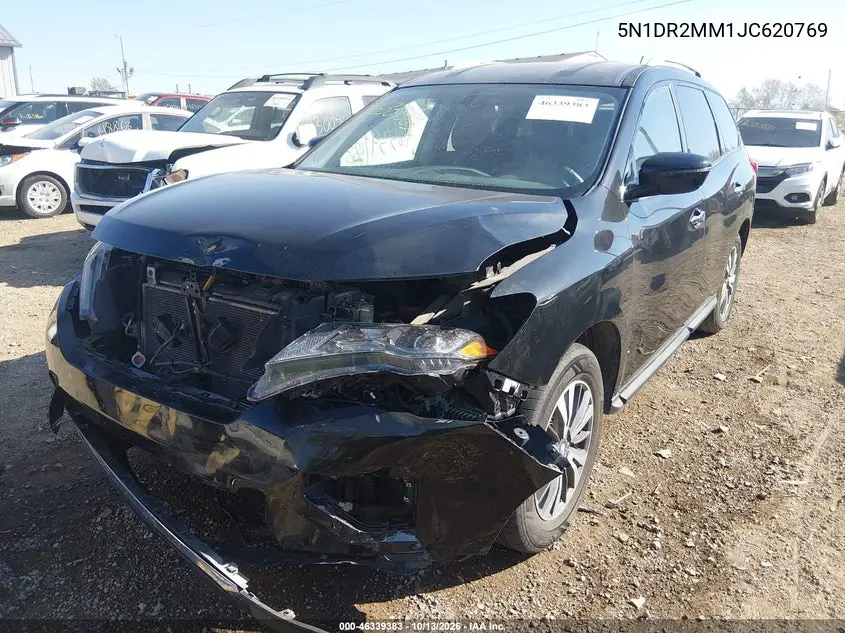 2018 NISSAN PATHFINDER VIN 5N1DR2MM1JC620769 — фото 2