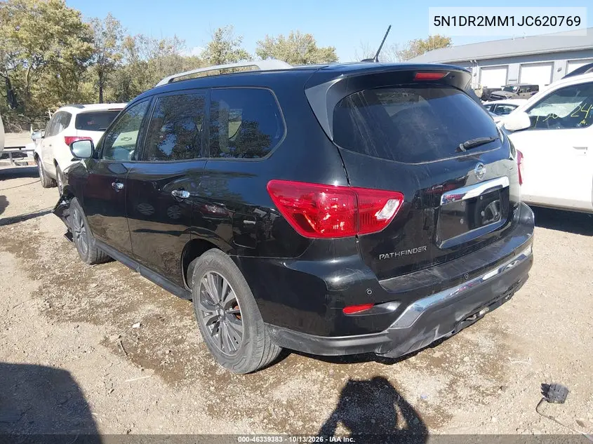 2018 NISSAN PATHFINDER VIN 5N1DR2MM1JC620769 — фото 3