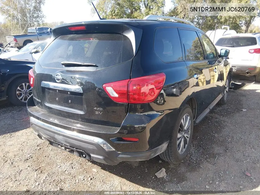 2018 NISSAN PATHFINDER VIN 5N1DR2MM1JC620769 — фото 4