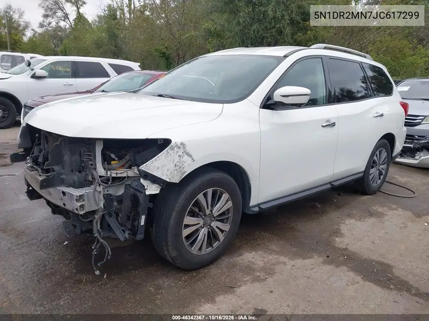 2018 NISSAN PATHFINDER VIN 5N1DR2MN7JC617299 — фото 2