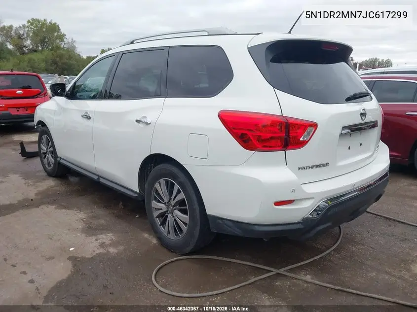 2018 NISSAN PATHFINDER VIN 5N1DR2MN7JC617299 — фото 3