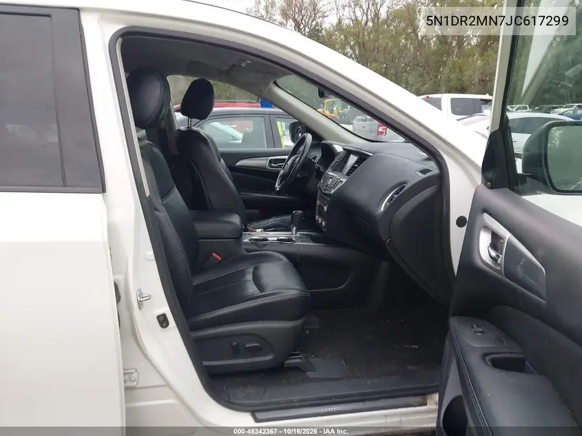 2018 NISSAN PATHFINDER VIN 5N1DR2MN7JC617299 — фото 5