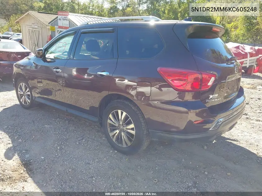 2019 NISSAN PATHFINDER VIN 5N1DR2MM6KC605248 — фото 3