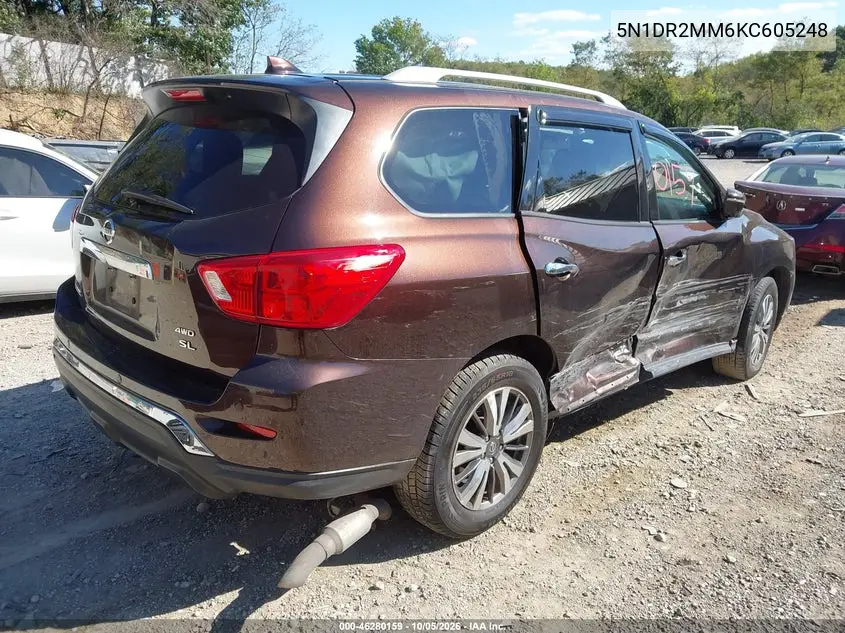 2019 NISSAN PATHFINDER VIN 5N1DR2MM6KC605248 — фото 4