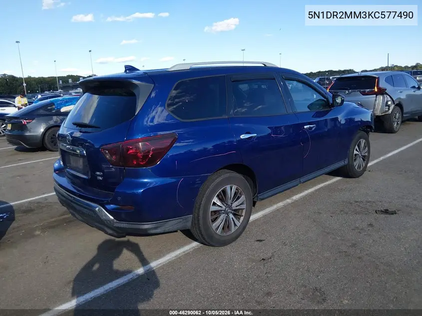 2019 NISSAN PATHFINDER VIN 5N1DR2MM3KC577490 — фото 4