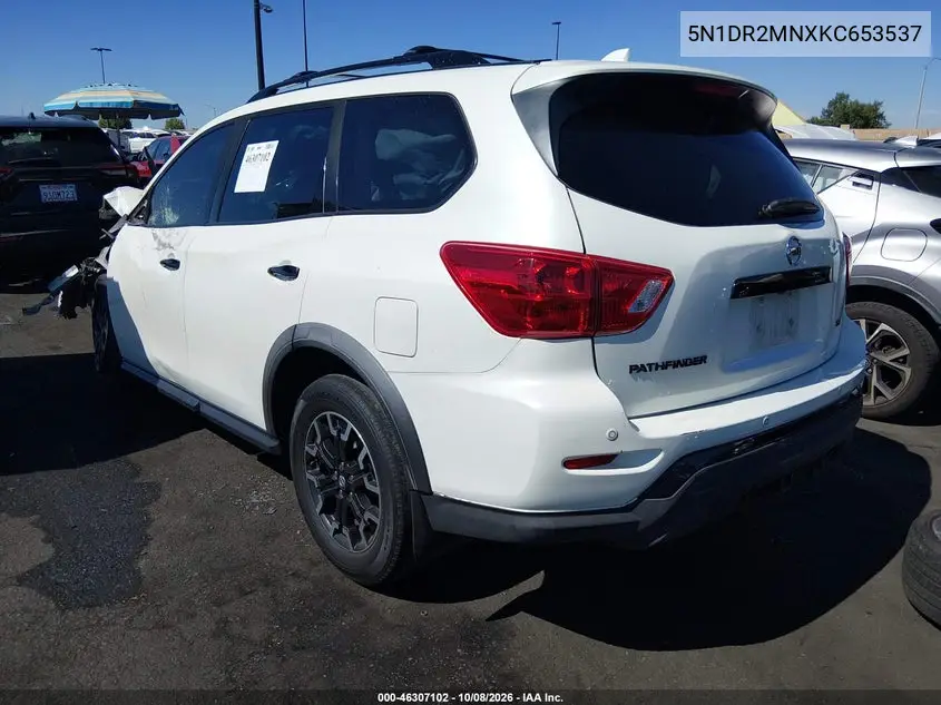 2019 NISSAN PATHFINDER VIN 5N1DR2MNXKC653537 — фото 3