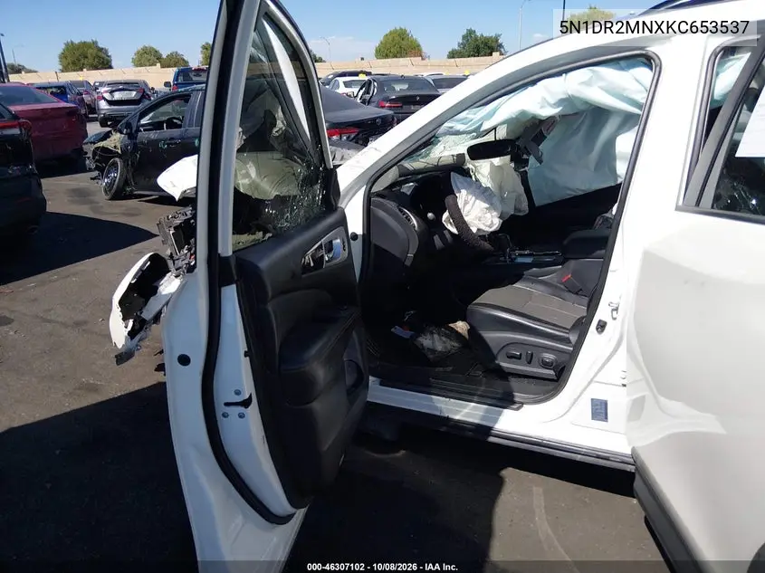 2019 NISSAN PATHFINDER VIN 5N1DR2MNXKC653537 — фото 5