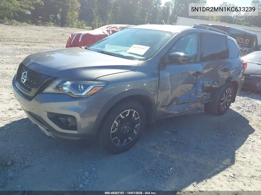 2019 NISSAN PATHFINDER VIN 5N1DR2MN1KC633239 — фото 2