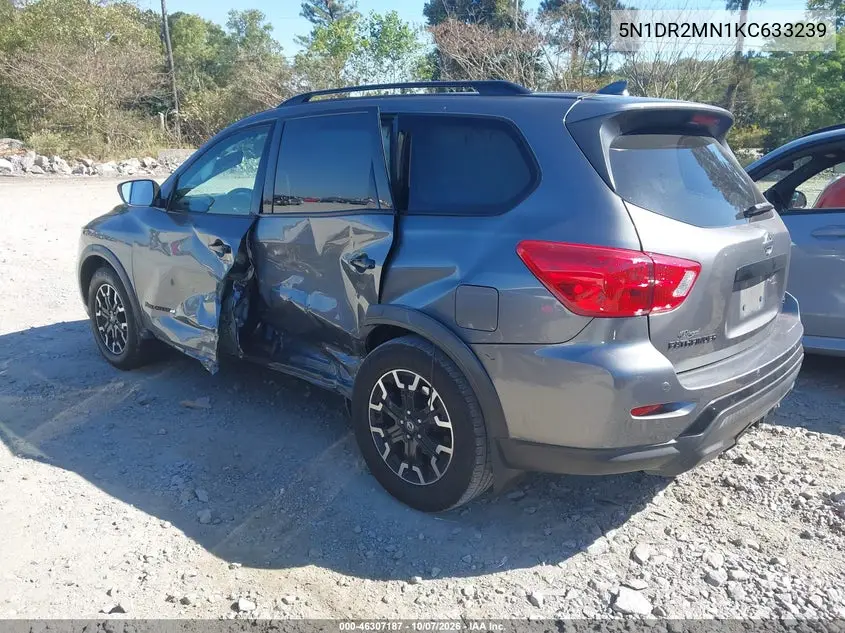 2019 NISSAN PATHFINDER VIN 5N1DR2MN1KC633239 — фото 3