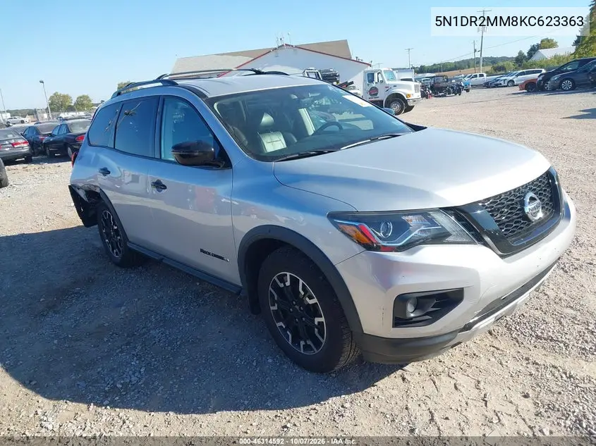 NISSAN PATHFINDER 2019, VIN 5N1DR2MM8KC623363