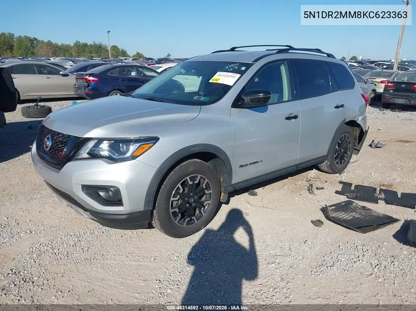 2019 NISSAN PATHFINDER VIN 5N1DR2MM8KC623363 — фото 2