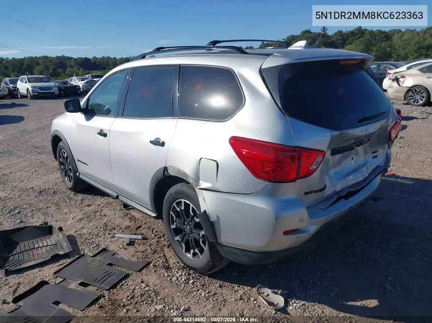2019 NISSAN PATHFINDER VIN 5N1DR2MM8KC623363 — фото 3