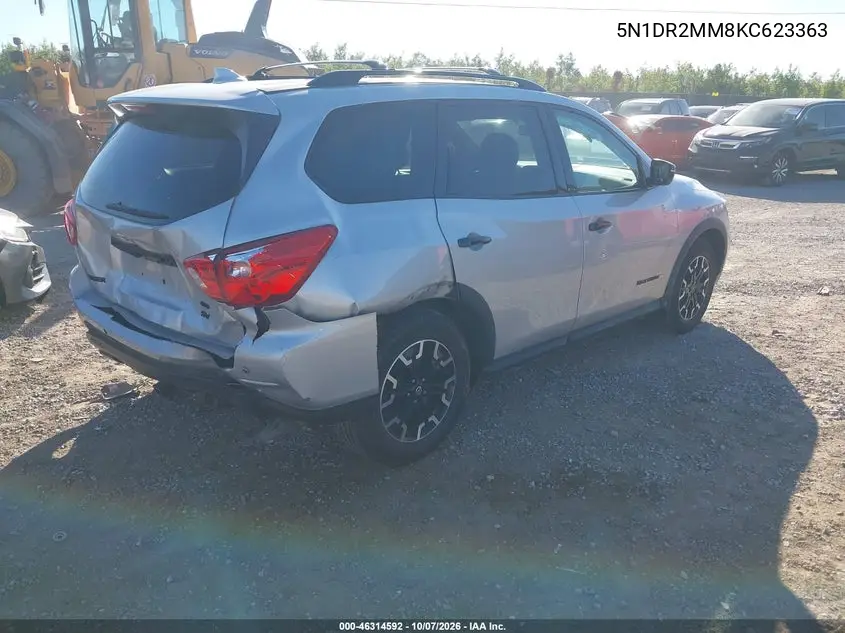 2019 NISSAN PATHFINDER VIN 5N1DR2MM8KC623363 — фото 4