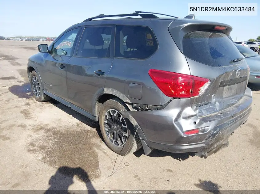 2019 NISSAN PATHFINDER VIN 5N1DR2MM4KC633484 — фото 3