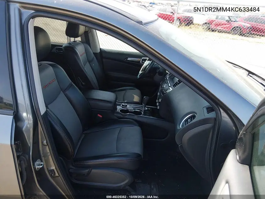 2019 NISSAN PATHFINDER VIN 5N1DR2MM4KC633484 — фото 5