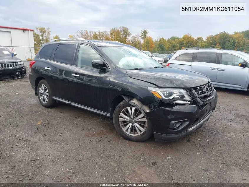 NISSAN PATHFINDER 2019, VIN 5N1DR2MM1KC611054