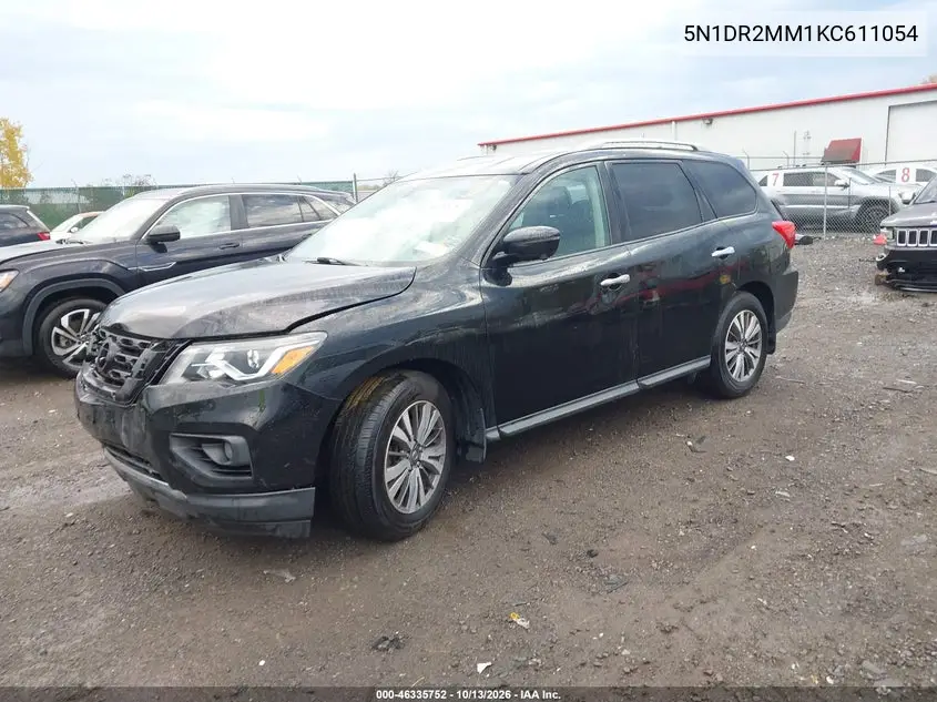 2019 NISSAN PATHFINDER VIN 5N1DR2MM1KC611054 — фото 2