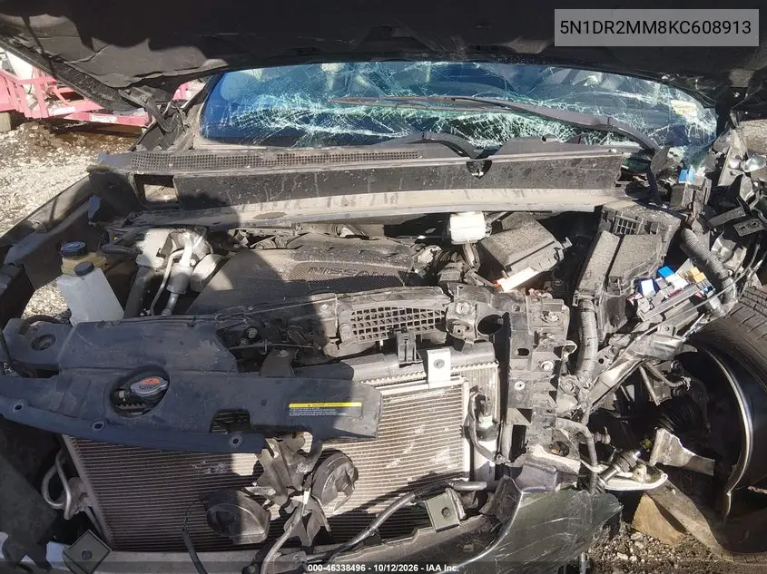 2019 NISSAN PATHFINDER VIN 5N1DR2MM8KC608913 — фото 10