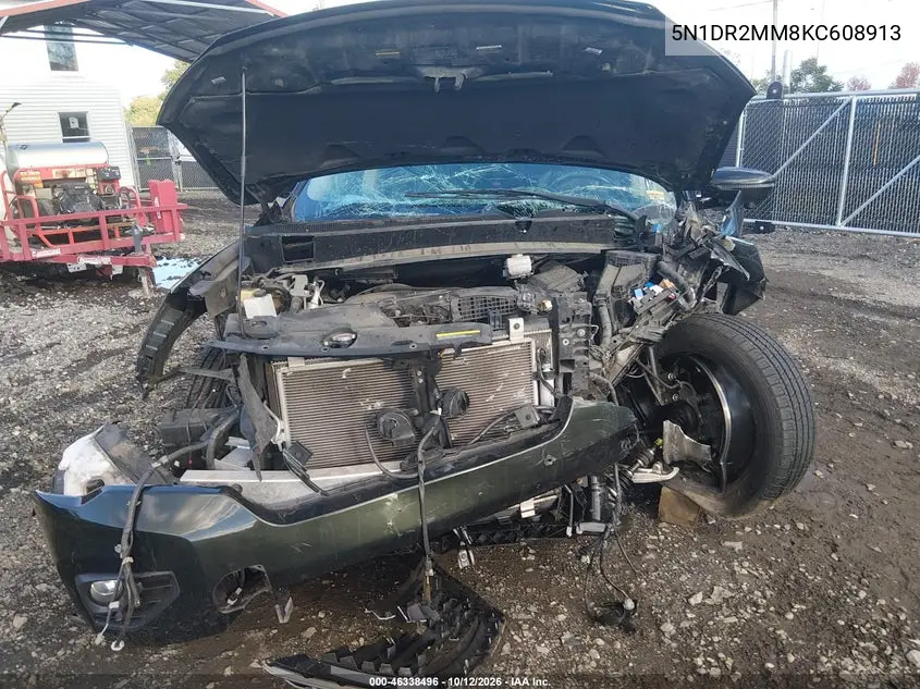 2019 NISSAN PATHFINDER VIN 5N1DR2MM8KC608913 — фото 6